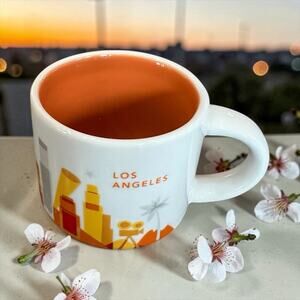 Starbucks Los Angeles Ornament Mug 2 oz Espresso Cup YAH 2017 EUC